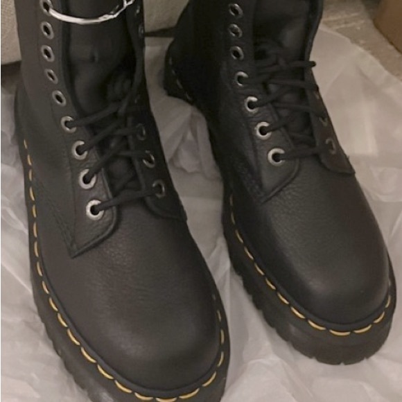 NWT Dr. Martens 1B60 Virginia Leather Knee High Boots - 8 - Picture 7 of 10